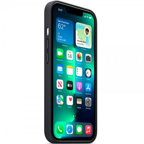 Кожаный чехол MagSafe для iPhone 13 Pro, Midnight-4