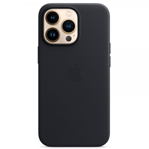 Кожаный чехол MagSafe для iPhone 13 Pro, Midnight-1