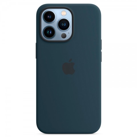 Силиконовый чехол MagSafe для iPhone 13 Pro, Abyss Blue
