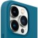 Силиконовый чехол MagSafe для iPhone 13 Pro, Blue Jay