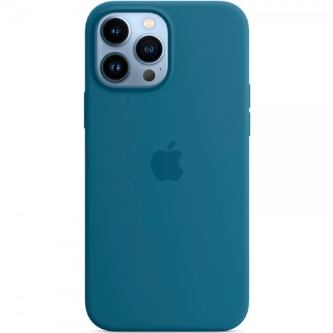 Силиконовый чехол MagSafe для iPhone 13 Pro Max, Blue Jay
