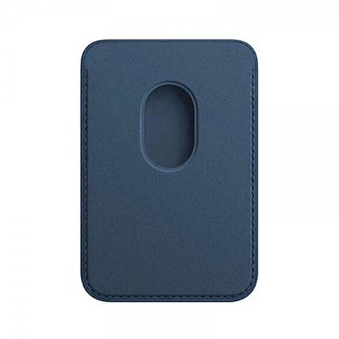 Кардхолдер для iPhone Leather Wallet, синий-3
