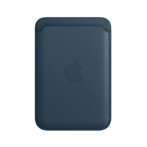 Кардхолдер для iPhone Leather Wallet, синий