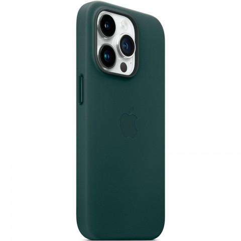 Кожаный чехол MagSafe для iPhone 14 Pro, Forest Green-2