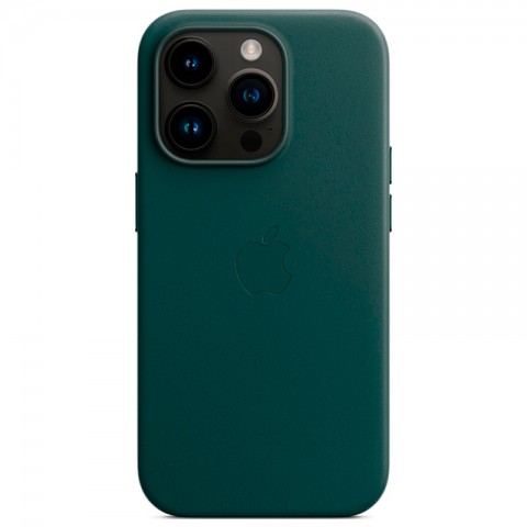 Кожаный чехол MagSafe для iPhone 14 Pro, Forest Green-5