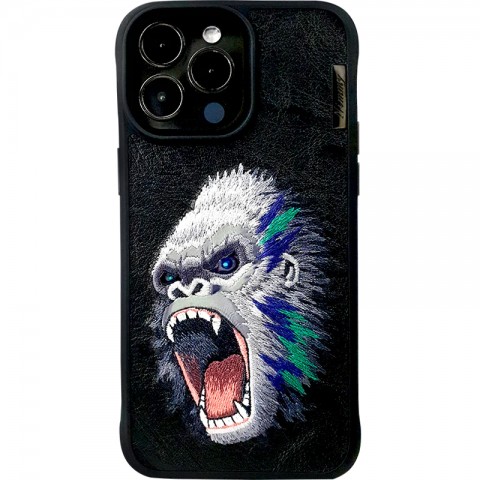 Чехол-накладка для iPhone 14 Pro Max Nimmy Горилла с вышивкой