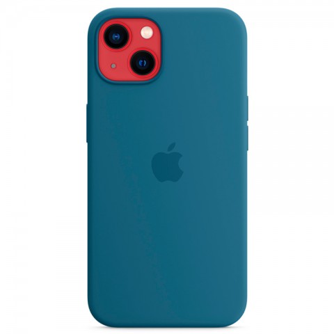 Силиконовый чехол MagSafe для iPhone 13, Blue Jay-4