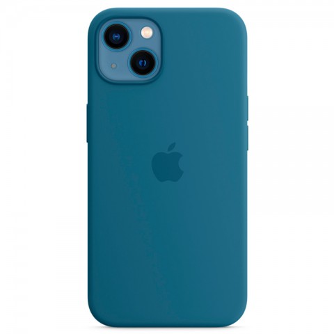 Силиконовый чехол MagSafe для iPhone 13, Blue Jay
