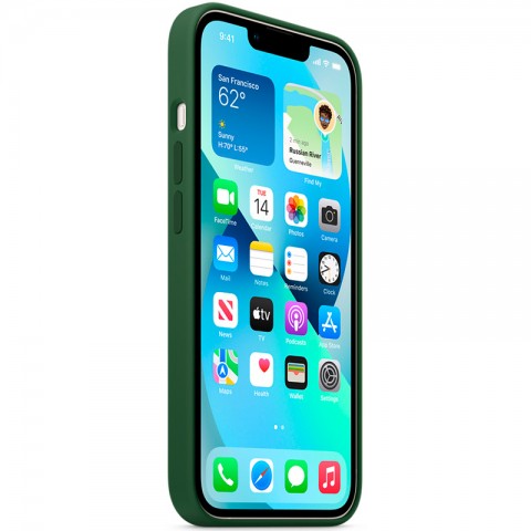Силиконовый чехол MagSafe для iPhone 13, Clover-6