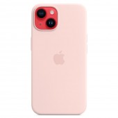 Силиконовый чехол MagSafe для iPhone 14, Chalk Pink