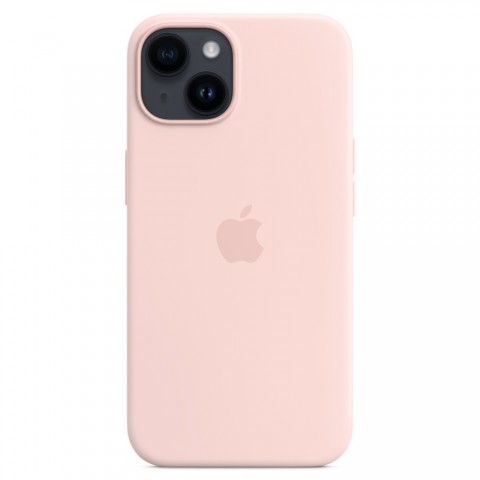 Силиконовый чехол MagSafe для iPhone 14, Chalk Pink-2