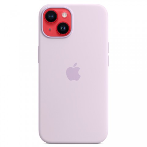 Силиконовый чехол MagSafe для iPhone 14, Lilac-4