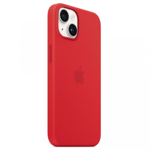 Силиконовый чехол MagSafe для iPhone 14, Red-6