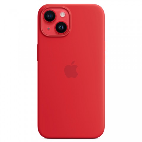 Силиконовый чехол MagSafe для iPhone 14, Red
