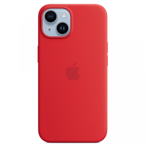 Силиконовый чехол MagSafe для iPhone 14, Red-4