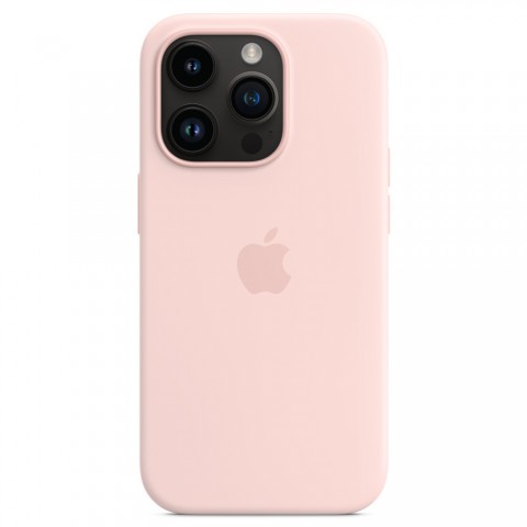 Силиконовый чехол MagSafe для iPhone 14 Pro, Chalk Pink-3