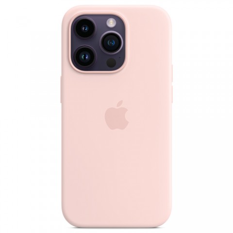 Силиконовый чехол MagSafe для iPhone 14 Pro, Chalk Pink-2
