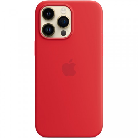 Силиконовый чехол MagSafe для iPhone 14 Pro Max, Red