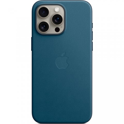 Чехол FineWoven с MagSafe для iPhone 15 Pro, цвет: Pacific Blue