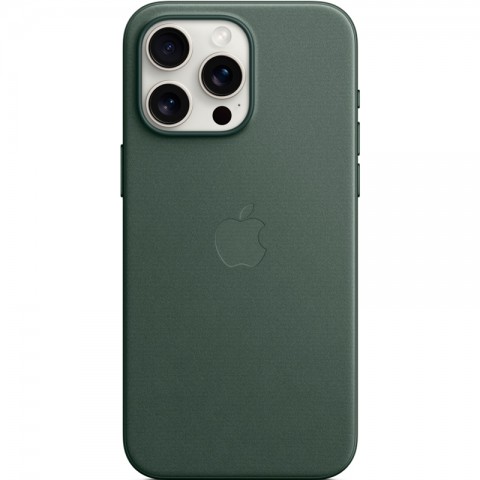 Чехол FineWoven с MagSafe для iPhone 15 Pro Max, цвет: Evergreen-3