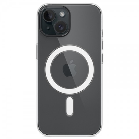 Прозрачный чехол с MagSafe для iPhone 15-2