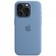 Силиконовый чехол с MagSafe для iPhone 15 Pro, цвет: Winter Blue (голубой)