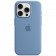 Силиконовый чехол с MagSafe для iPhone 15 Pro, цвет: Winter Blue (голубой)