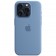 Силиконовый чехол с MagSafe для iPhone 15 Pro, цвет: Winter Blue (голубой)