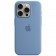 Силиконовый чехол с MagSafe для iPhone 15 Pro, цвет: Winter Blue (голубой)