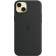 Черный силиконовый чехол iPhone 15 Plus с MagSafe