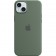 Силиконовый чехол с MagSafe для Apple iPhone 15 Plus в цвете Cypress (зеленый)