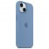 Силиконовый чехол с MagSafe для iPhone 15, цвет: Winter Blue (голубой)