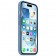 Силиконовый чехол с MagSafe для iPhone 15, цвет: Winter Blue (голубой)