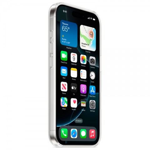 Прозрачный чехол с MagSafe для iPhone 16 Pro-1