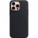 Черный чехол из эко-кожи с MagSafe для iPhone 16 Pro Max