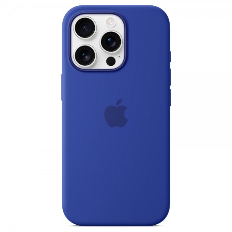 Силиконовый чехол с MagSafe для iPhone 16 Pro, цвет: Ultramarine (ультрамарин)-2