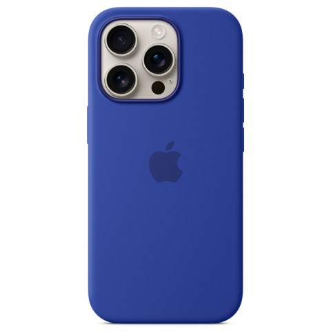 Силиконовый чехол с MagSafe для iPhone 16 Pro, цвет: Ultramarine (ультрамарин)-1