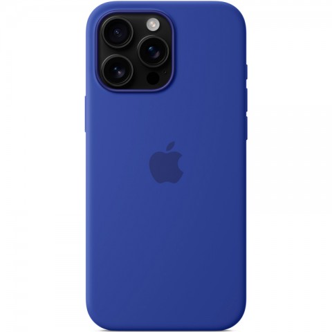Силиконовый чехол с MagSafe для iPhone 16 Pro Max, цвет: Ultramarine (ультрамарин)-2