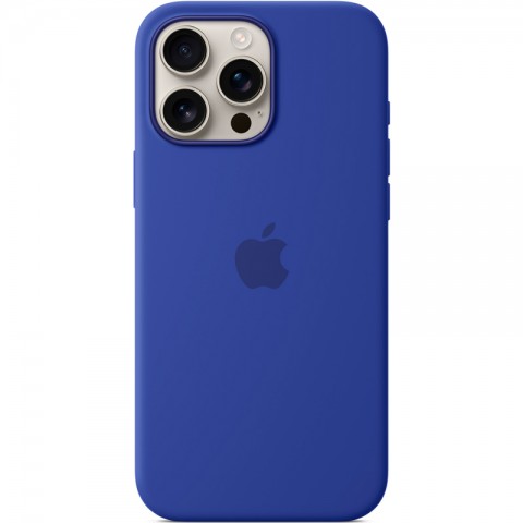 Силиконовый чехол с MagSafe для iPhone 16 Pro Max, цвет: Ultramarine (ультрамарин)-1