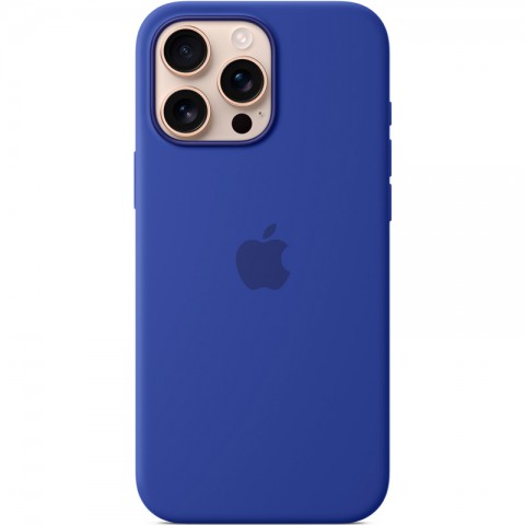 Силиконовый чехол с MagSafe для iPhone 16 Pro Max, цвет: Ultramarine (ультрамарин)-4