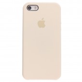 Чехол силиконовый для iPhone SE, бежевый