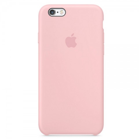 Чехол силиконовый для iPhone SE, светло-розовый