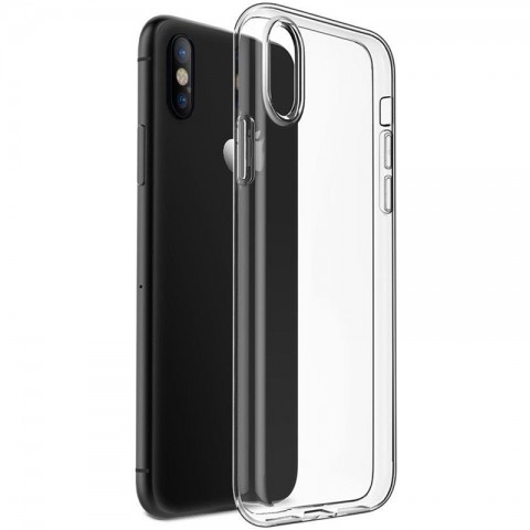 Чехол-накладка для iPhone X из TPU, прозрачный-1