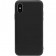 Чехол-накладка для iPhone X TPU матовый, черный