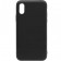 Чехол-накладка для iPhone X TPU матовый, черный