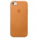 Чехол-накладка для iPhone 5/5S/SE Apple Case кожаный, коричневый