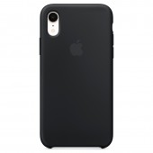 Силиконовый чехол для iPhone Xr, черный Силиконовый чехол для iPhone Xr, черный