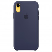 Силиконовый чехол для iPhone Xr, "тёмно-синий" Силиконовый чехол для iPhone Xr, "тёмно-синий"