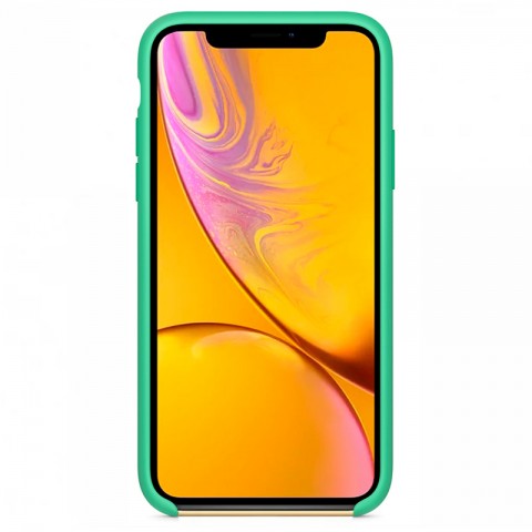 Силиконовый чехол для iPhone Xr, «нежная мята»-1