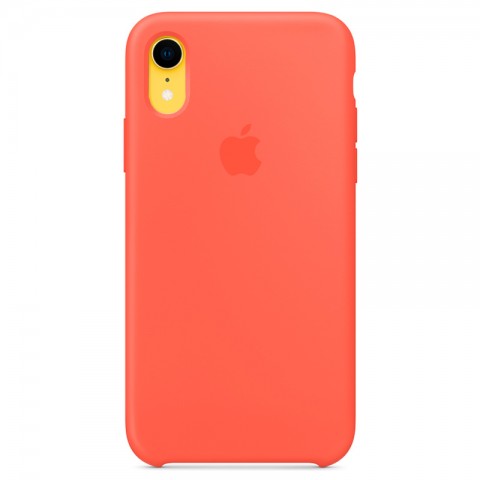 Силиконовый чехол для iPhone Xr, "спелый нектарин"